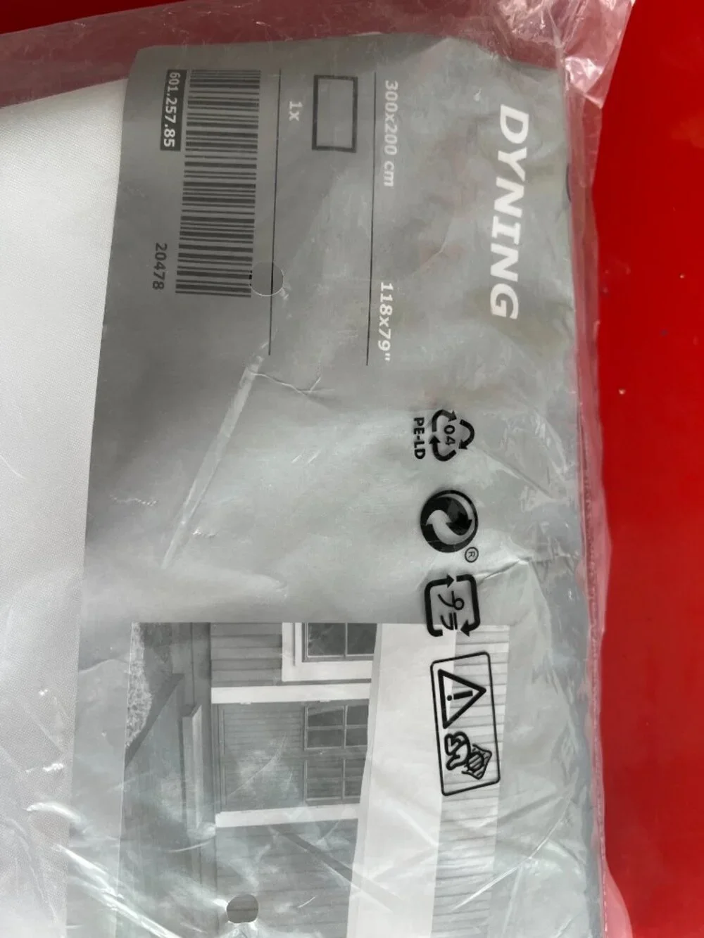 Brand New IKEA DYNING Sun Shade Canopy – (300x200 cm / 118x79